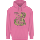 Happiness is Hiking With My Dog Mens 80% Cotton Hoodie Azelea