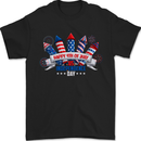 Happy 4th of July Fireworks Independence Day Mens T-Shirt 100% Cotton Black