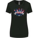 Happy 4th of July Fireworks Independence Day Womens Wider Cut T-Shirt Black