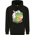 Happy East-RAWR Funny Easter T-Rex Mens 80% Cotton Hoodie Black