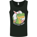 Happy East-RAWR Funny Easter T-Rex Mens Vest Tank Top Black