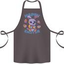 Happy Easter Bunny Cotton Apron 100% Organic Dark Grey
