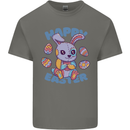 Happy Easter Bunny Kids T-Shirt Childrens Charcoal