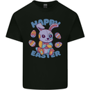 Happy Easter Bunny Mens Cotton T-Shirt Tee Top Black
