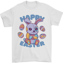 Happy Easter Bunny Mens T-Shirt 100% Cotton White