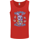 Happy Easter Bunny Mens Vest Tank Top Red