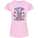 Happy Easter Bunny Womens Petite Cut T-Shirt Light Pink