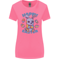 Happy Easter Bunny Womens Wider Cut T-Shirt Azalea