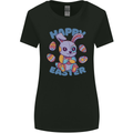 Happy Easter Bunny Womens Wider Cut T-Shirt Black