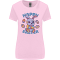 Happy Easter Bunny Womens Wider Cut T-Shirt Light Pink