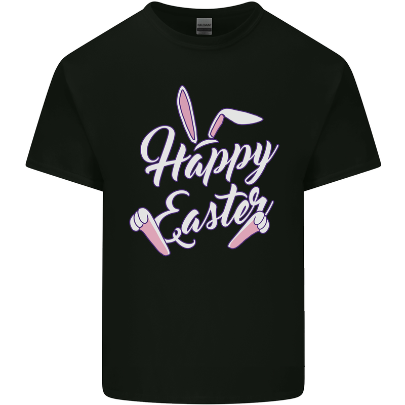Happy Easter Cool Rabbit Ears and Feet Kids T-Shirt Childrens Black