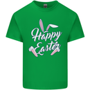 Happy Easter Cool Rabbit Ears and Feet Kids T-Shirt Childrens Irish Green