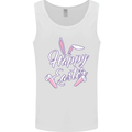 Happy Easter Cool Rabbit Ears and Feet Mens Vest Tank Top White