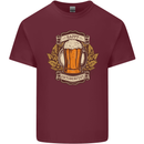 Happy Oktoberfest Octoberfest Beer Mens Cotton T-Shirt Tee Top Maroon