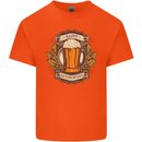 Happy Oktoberfest Octoberfest Beer Mens Cotton T-Shirt Tee Top Orange