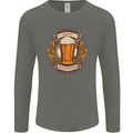 Happy Oktoberfest Octoberfest Beer Mens Long Sleeve T-Shirt Charcoal