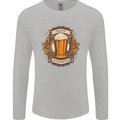 Happy Oktoberfest Octoberfest Beer Mens Long Sleeve T-Shirt Sports Grey