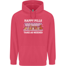 Happy Pills Antidepressants Dogs Childrens Kids Hoodie Heliconia