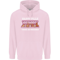 Happy Pills Antidepressants Dogs Childrens Kids Hoodie Light Pink