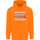 Happy Pills Antidepressants Dogs Childrens Kids Hoodie Orange