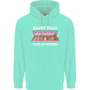 Happy Pills Antidepressants Dogs Childrens Kids Hoodie Peppermint