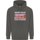 Happy Pills Antidepressants Dogs Childrens Kids Hoodie Storm Grey