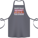 Happy Pills Antidepressants Dogs Cotton Apron 100% Organic Steel