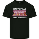 Happy Pills Antidepressants Dogs Kids T-Shirt Childrens Black