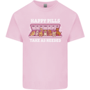 Happy Pills Antidepressants Dogs Kids T-Shirt Childrens Light Pink