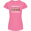 Happy Pills Antidepressants Dogs Womens Petite Cut T-Shirt Azalea