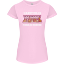 Happy Pills Antidepressants Dogs Womens Petite Cut T-Shirt Light Pink