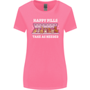 Happy Pills Antidepressants Dogs Womens Wider Cut T-Shirt Azalea