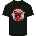 Happy Valentines Day Pug Dog Kids T-Shirt Childrens Black