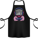 Hardcore Gamer Video Games Cotton Apron 100% Organic Black