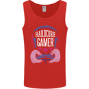 Hardcore Gamer Video Games Mens Vest Tank Top Red