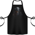 Hardknock Warrior Skull Viking Cotton Apron 100% Organic Black