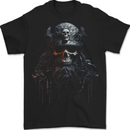 Hardknock Warrior Skull Viking Mens T-Shirt 100% Cotton BLACK