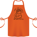 Hate Mondays Funny Work Office Humour Cotton Apron 100% Organic Orange