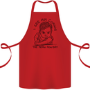 Hate Mondays Funny Work Office Humour Cotton Apron 100% Organic Red