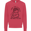 Hate Mondays Funny Work Office Humour Kids Sweatshirt Jumper Heliconia