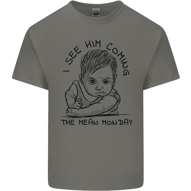 Hate Mondays Funny Work Office Humour Kids T-Shirt Childrens Charcoal
