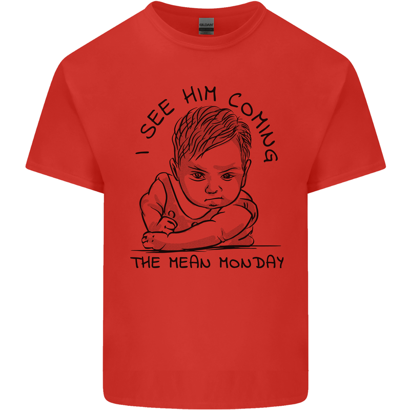 Hate Mondays Funny Work Office Humour Kids T-Shirt Childrens Red