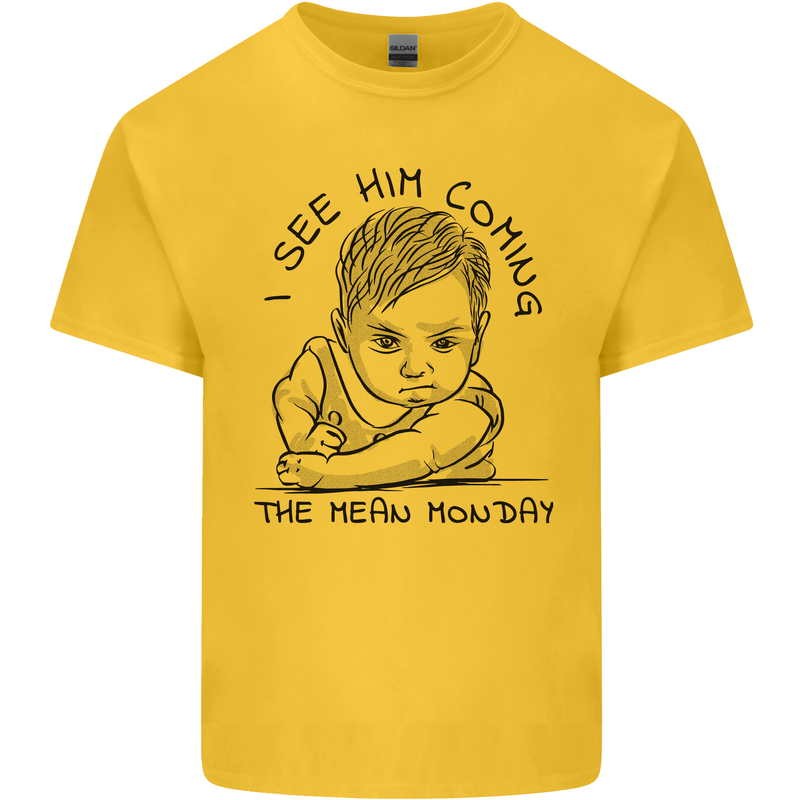 Hate Mondays Funny Work Office Humour Kids T-Shirt Childrens Yellow