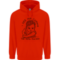 Hate Mondays Funny Work Office Humour Mens 80% Cotton Hoodie Bright Red