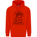 Hate Mondays Funny Work Office Humour Mens 80% Cotton Hoodie Bright Red