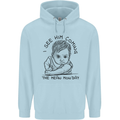 Hate Mondays Funny Work Office Humour Mens 80% Cotton Hoodie Light Blue