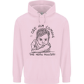 Hate Mondays Funny Work Office Humour Mens 80% Cotton Hoodie Light Pink