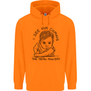 Hate Mondays Funny Work Office Humour Mens 80% Cotton Hoodie Orange