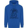 Hate Mondays Funny Work Office Humour Mens 80% Cotton Hoodie Royal Blue