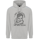 Hate Mondays Funny Work Office Humour Mens 80% Cotton Hoodie Sports Grey